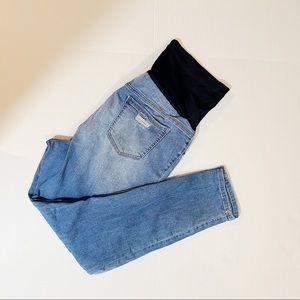 Liz Lange Maternity Distressed Jeans - Full Panel